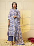 Women Multicolor Printed Pure Cotton Kurta & Palazzo with Dupatta
