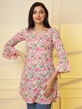 Women Multicolor Floral Printed Pure Cotton Kurti